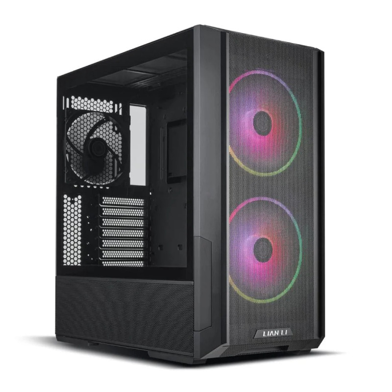 Lian Li Lancool 216 RGB Tempered Glass ATX Mid Tower Case - Black - صندوق